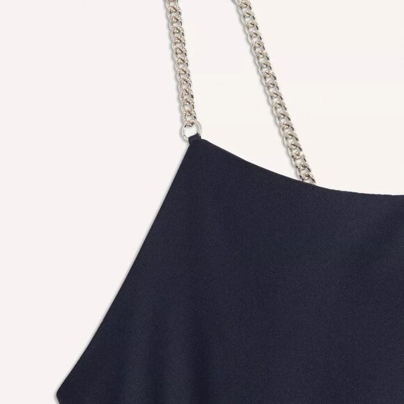 ba&sh Canel Slip Dress in Navy, Size Medium - Picture 7 of 11